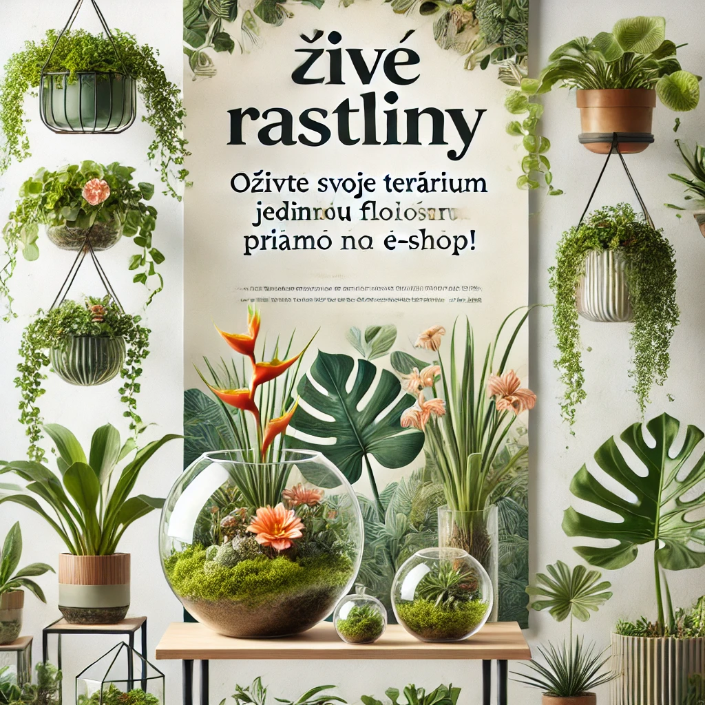 Živé rastliny do terária 