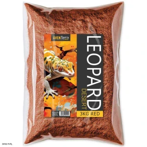 LEOPARD Desert Red (AVENTERRA Sweden) – prírodný íl do púštneho terária s efektom popraskanej zeme (3 kg)