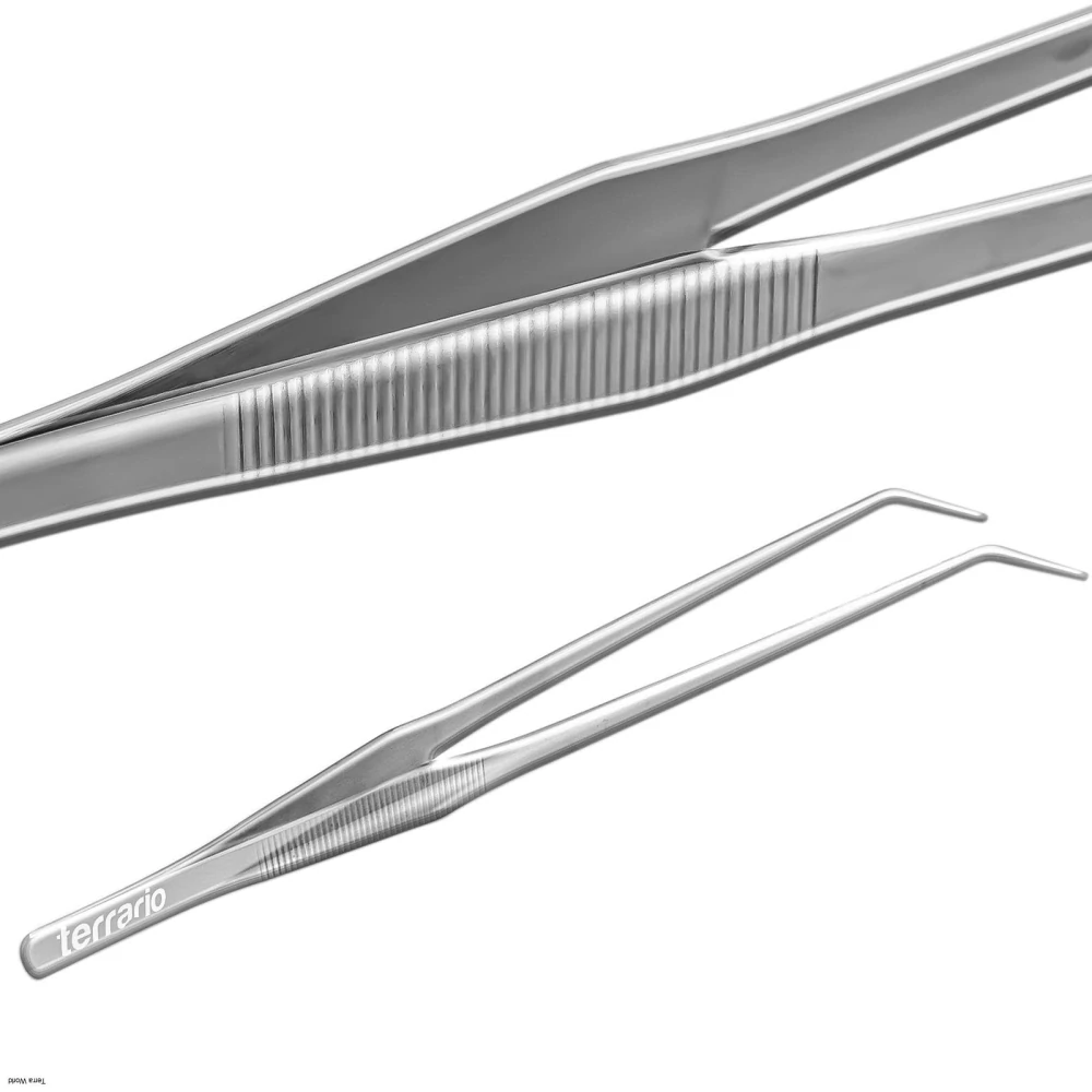 Terrario ViperTweez Bent XL - pinzeta zakrivená 38cm