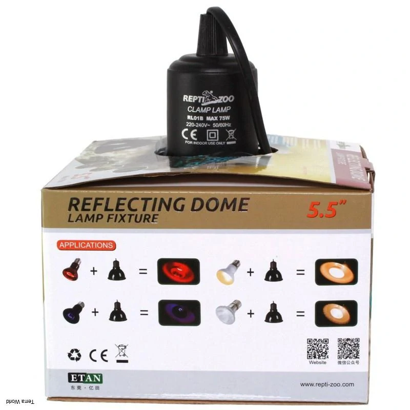 Objímka Repti-Zoo s tienidlom pre 75W žiarovku