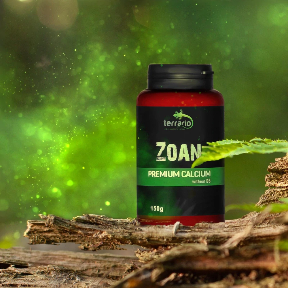 Terrario Zoan Calcium bez D3 - vápnik bez vitamínu D3 150g