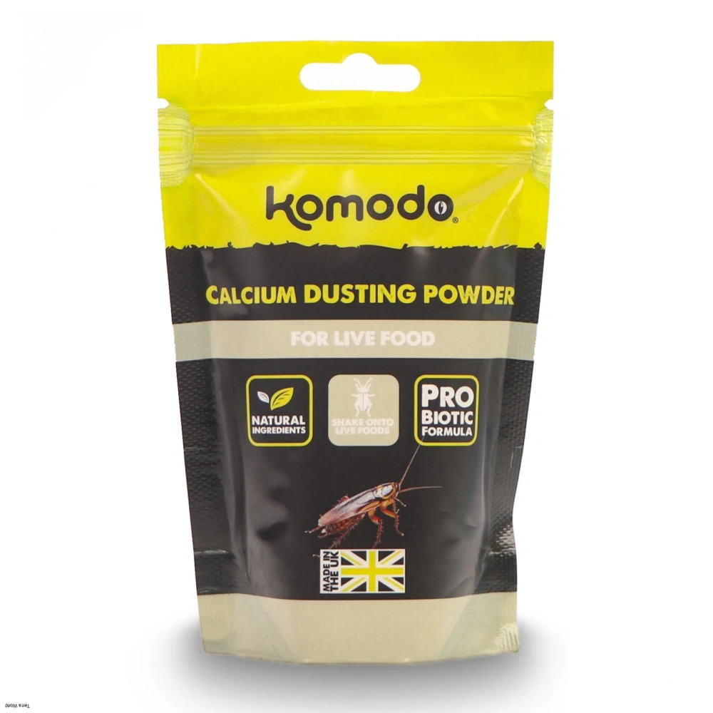 Komodo Calcium Powder Powder 200g - vápnik bezvitamínu D3