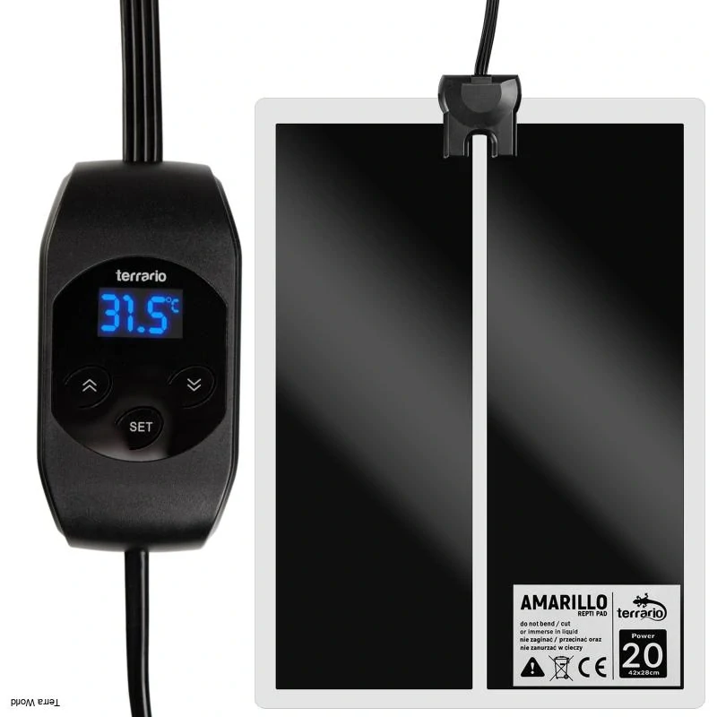 Terrario Amarillo- vykurovacia podložka do terária s elektronickým termostatom 10W