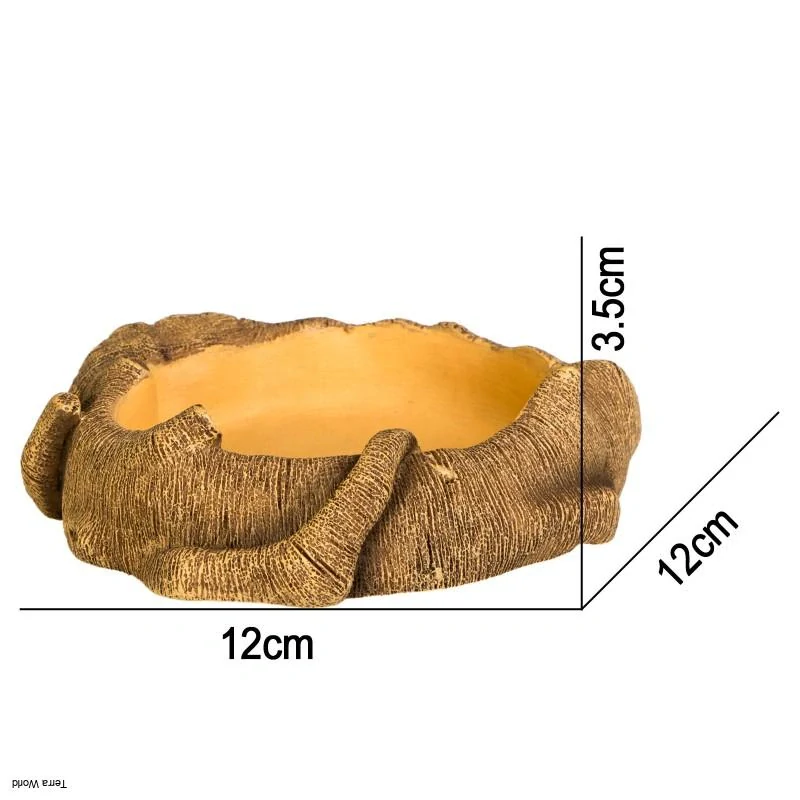 Terárium Rustikálna drevená misa 
