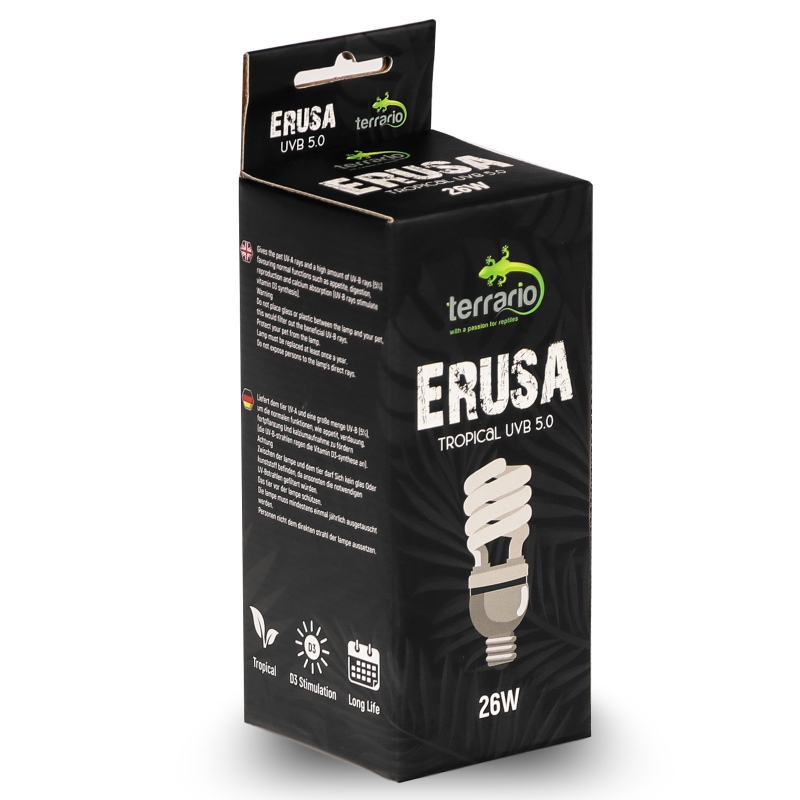 Terrario Erusa Tropical UVB 5.0 26W. – Obrázok 7