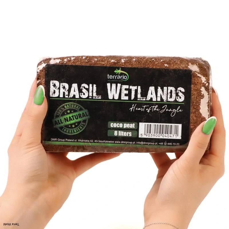 Terrario Brasil Wetlands 8l 650g - jemný substrát z kokosových vlákien – Obrázok 4