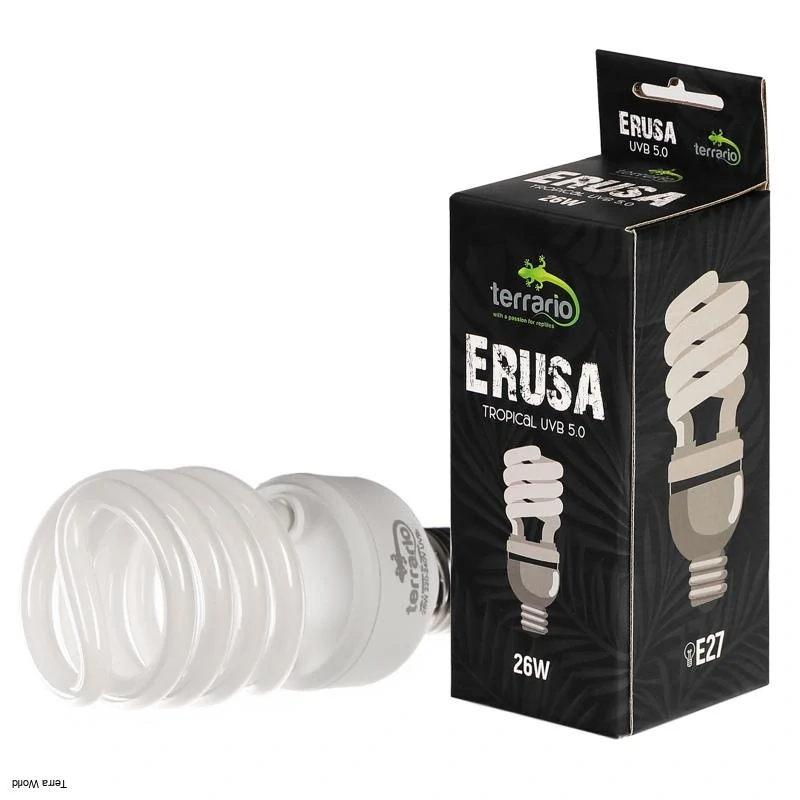 Terrario Erusa Tropical UVB 5.0 26W. – Obrázok 4
